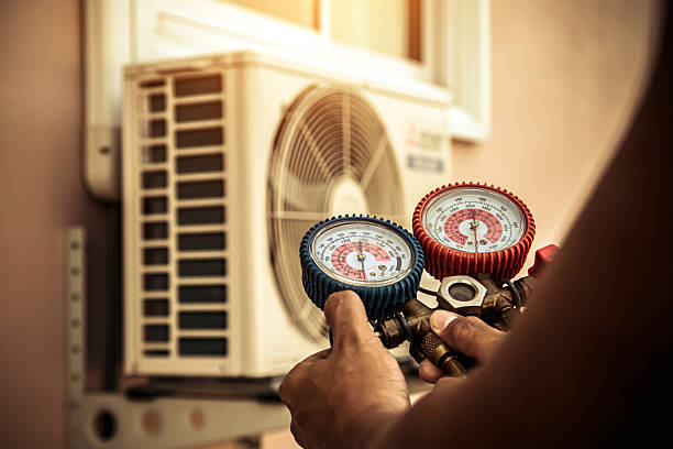 Professional Hvac Maintenance technician working in Outlook, WA